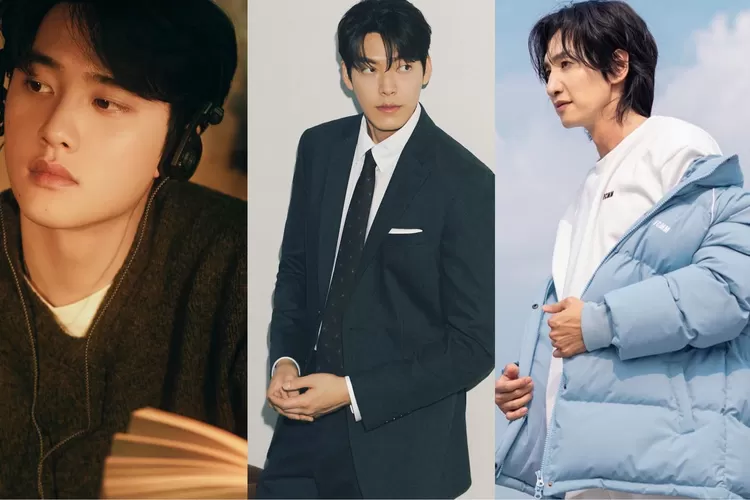 Lee Kwang Soo, Kim Woo Bin, dan D.O. EXO. (Soompi)